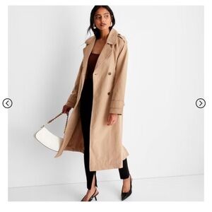 Trench coat Tan full length size M